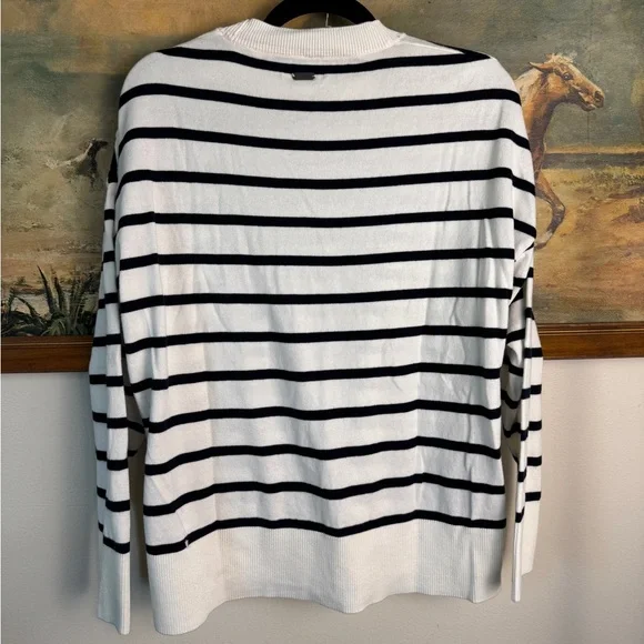 Barbour Bradley Stripe Knit Jumper - size US 6 perfect used condition - Picture 4 of 6